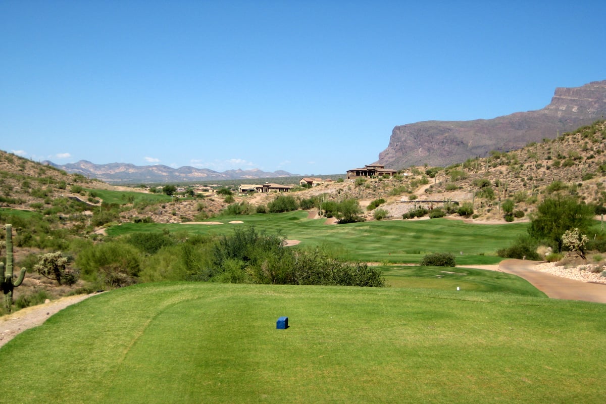 Enjoy nearby golf courses with beautiful desert views