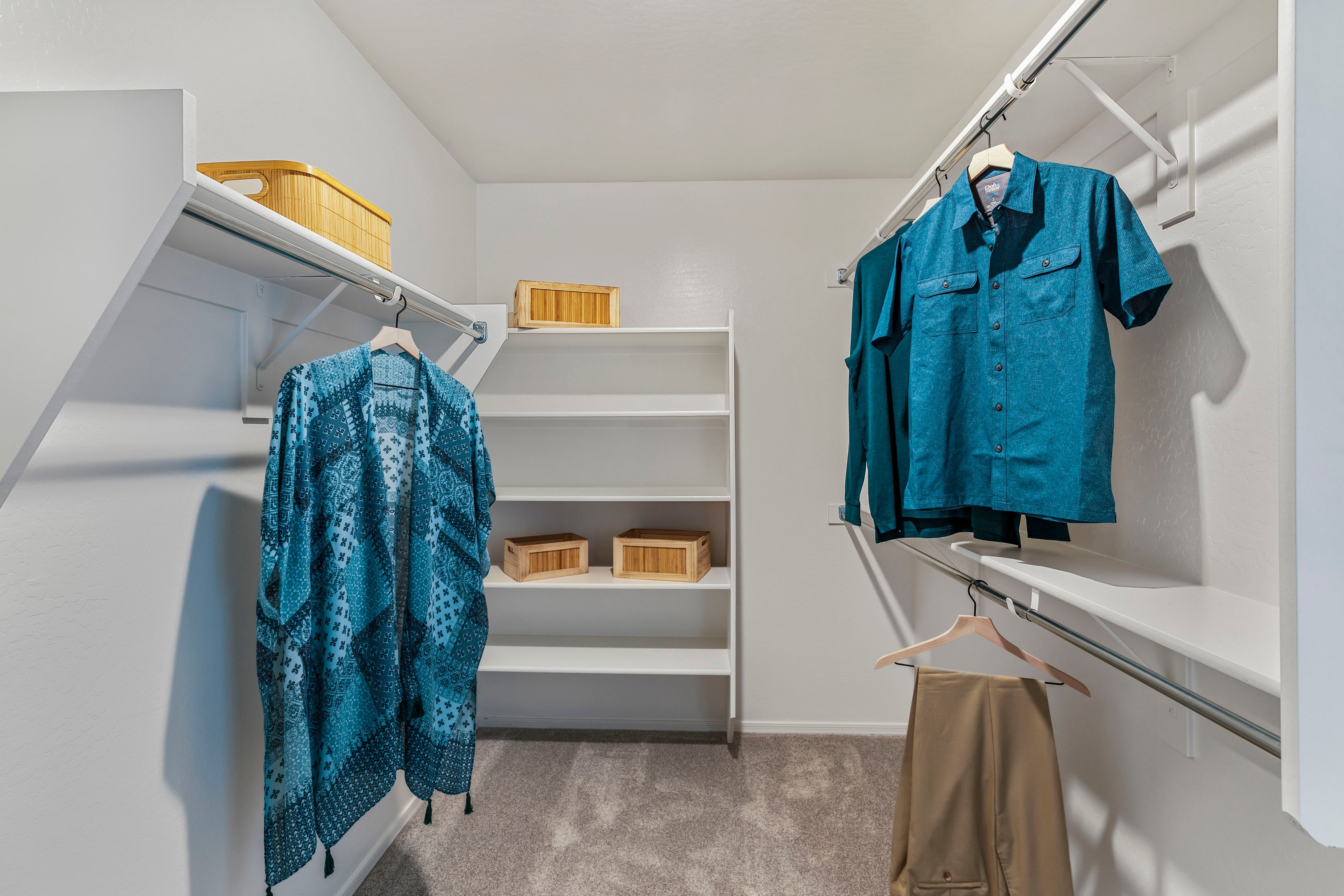 Oversized closet at primary bedroom