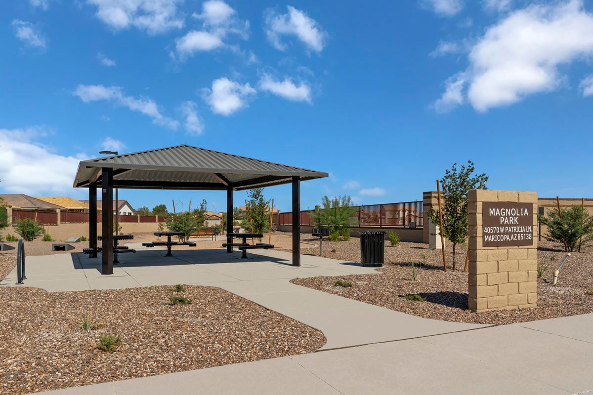 Community picnic area