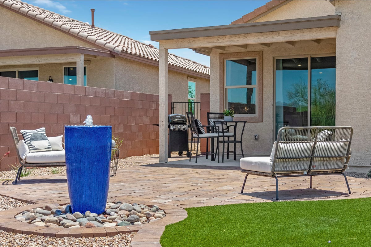 Covered patio