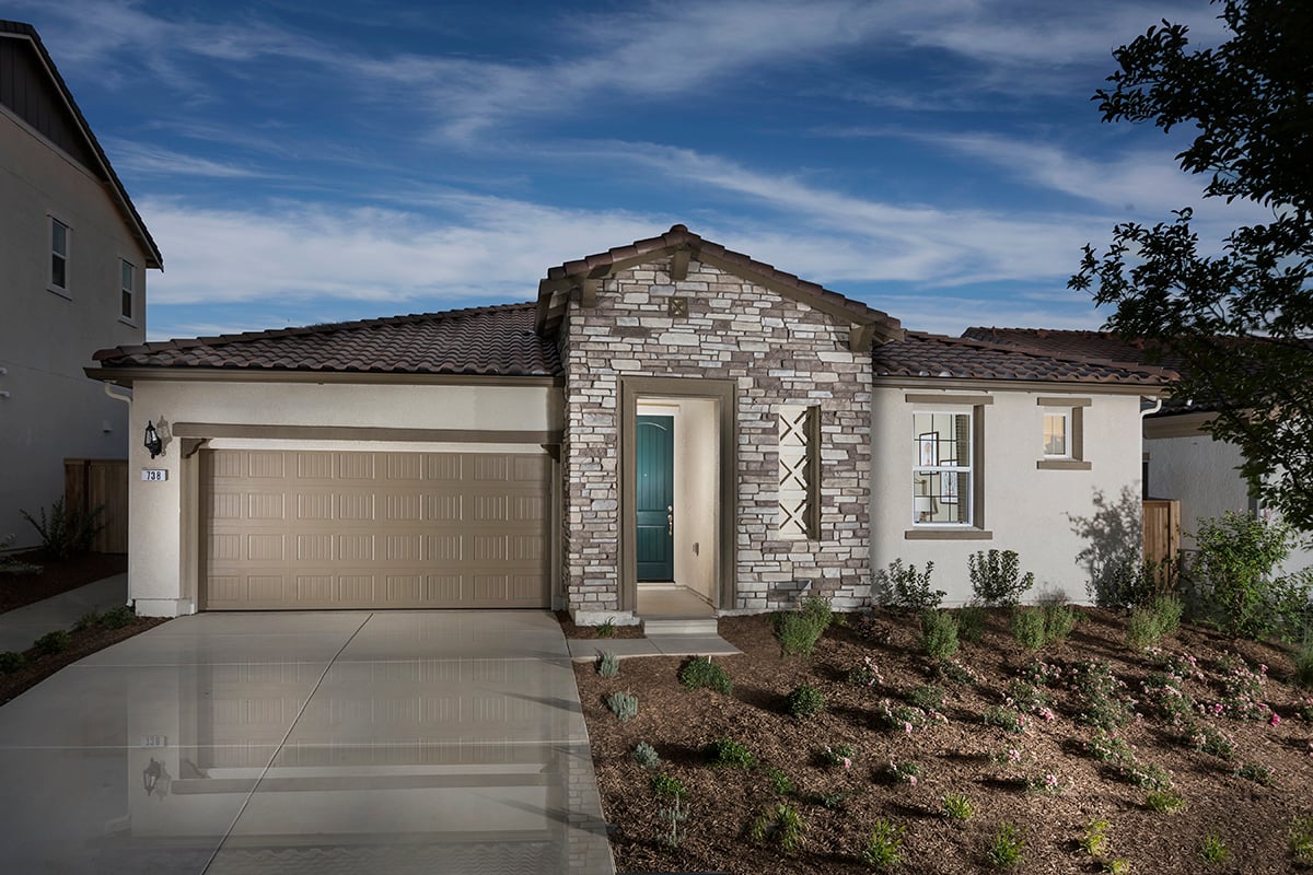 KB model home in Madera, CA