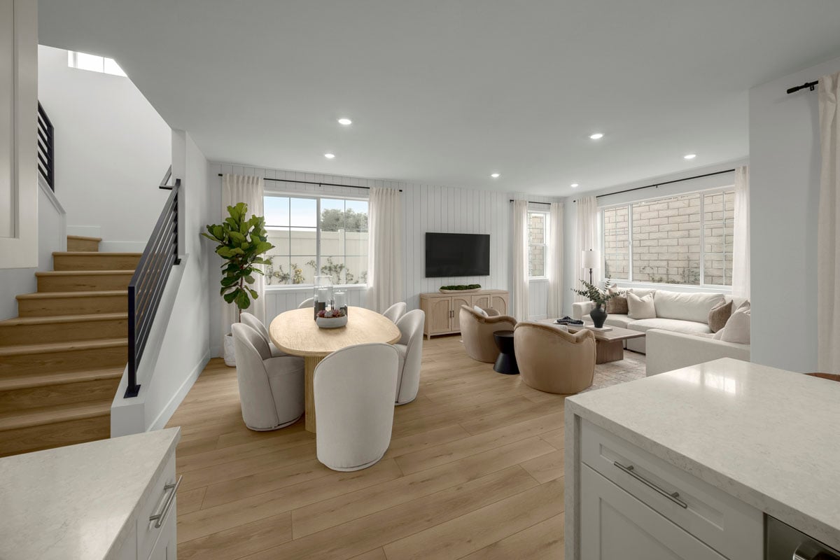KB model home great room in Moorpark, CA