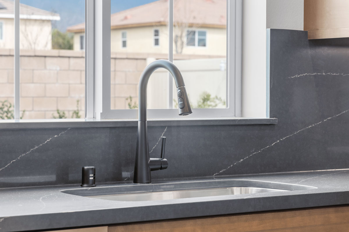 Optional pulldown stainless steel faucet
