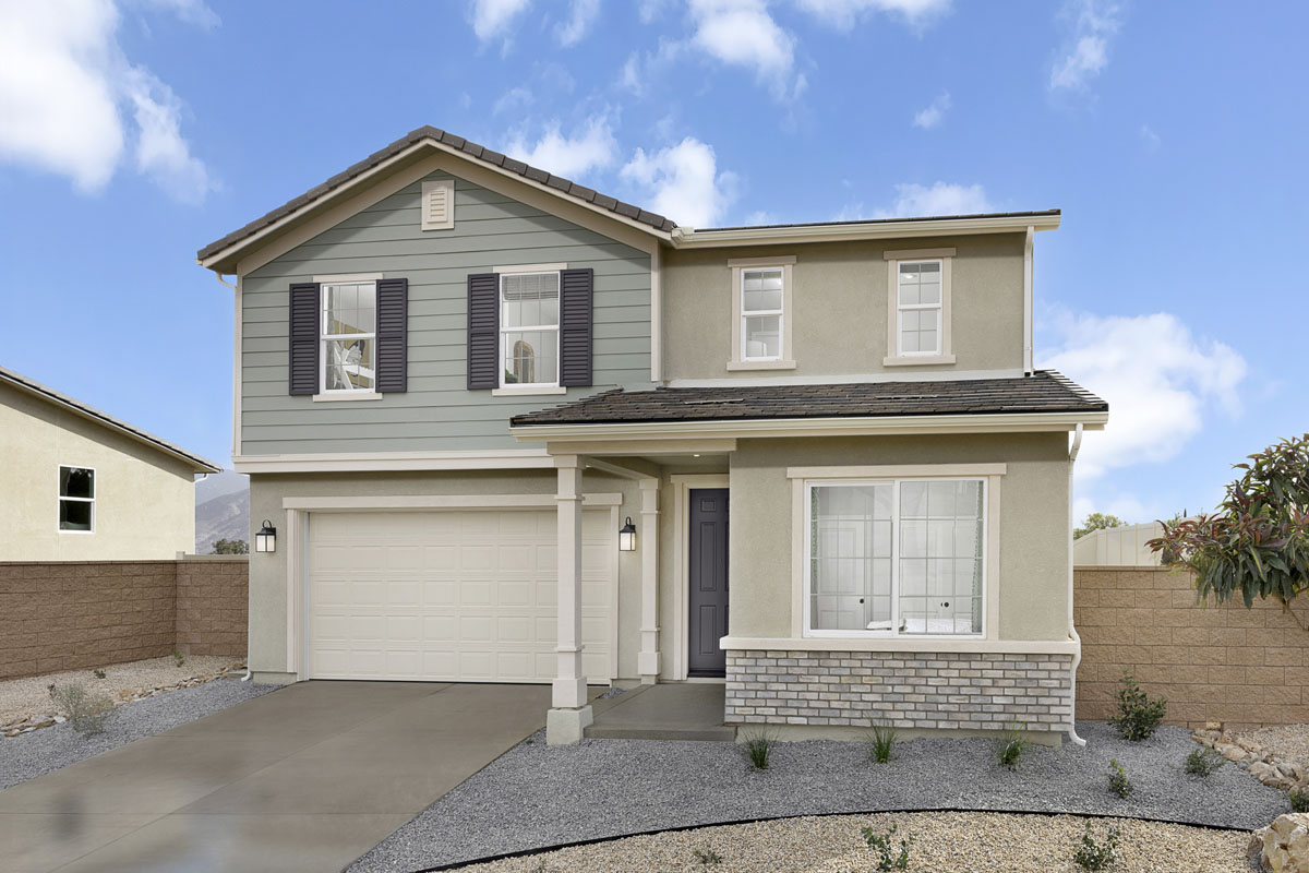 KB model home in Banning, CA