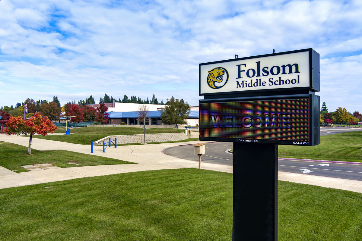 Folsom Middle School nearby