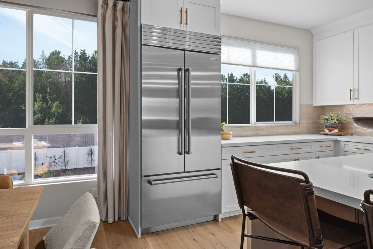 Optional built-in refrigerator
