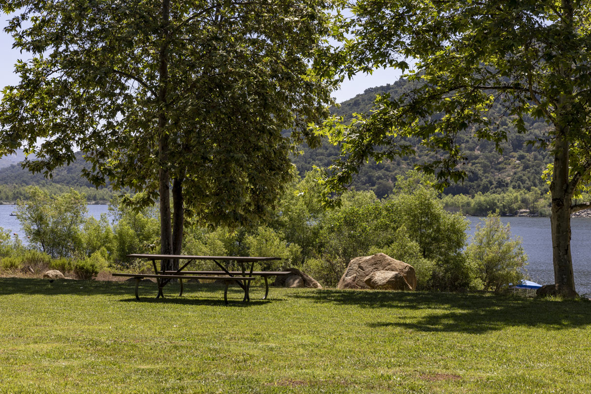 Near picnicking at Lake Wohlford