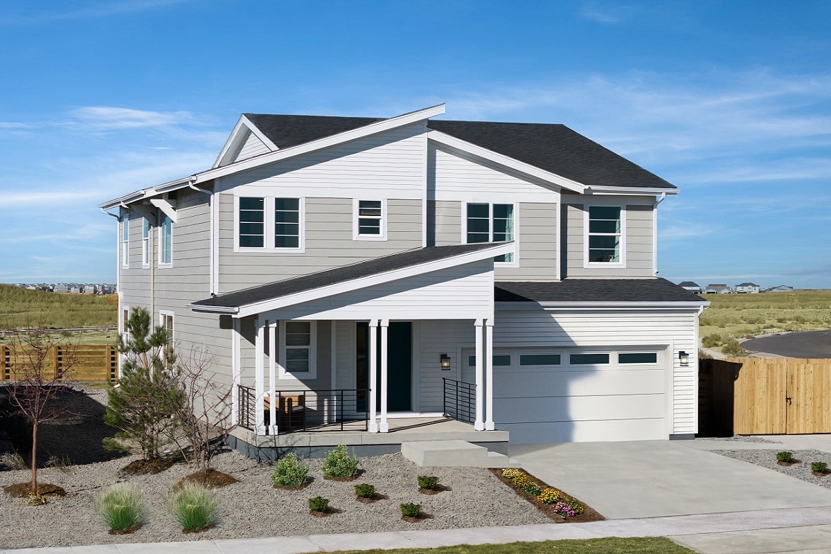 KB model home in Commerce City, CO