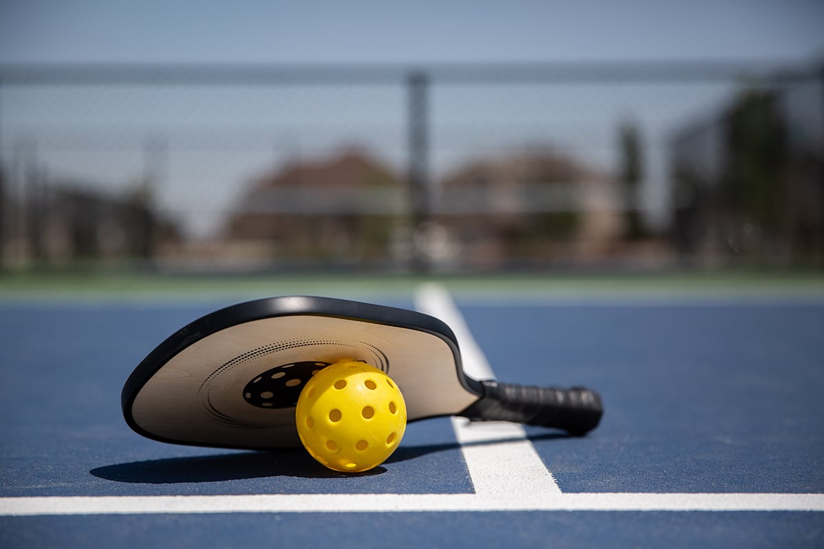 Two planned pickleball courts