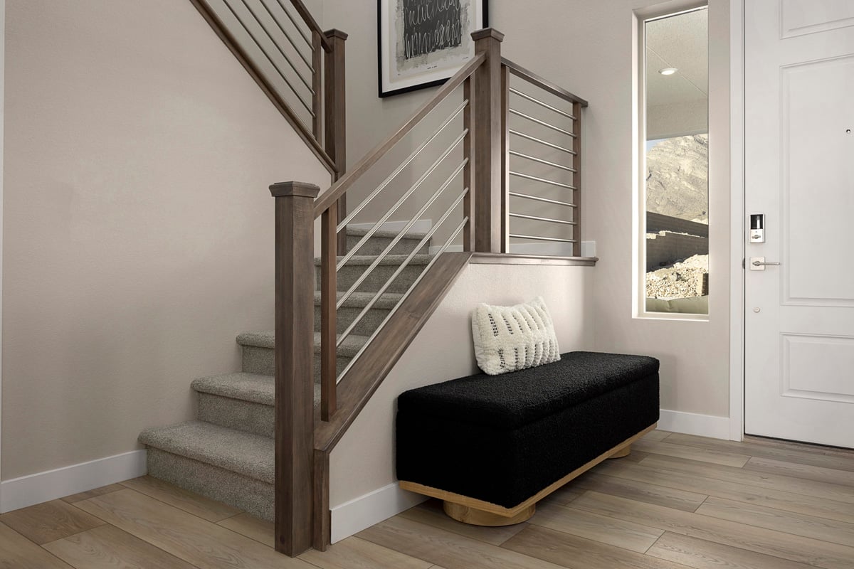 Wrought-iron stair rail