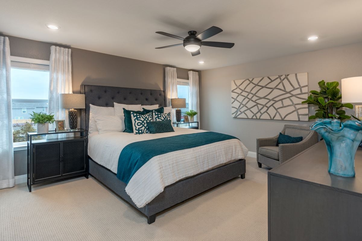 New Homes in Pflugerville, TX - Village at Northtown Plan 2245 Primary Bedroom