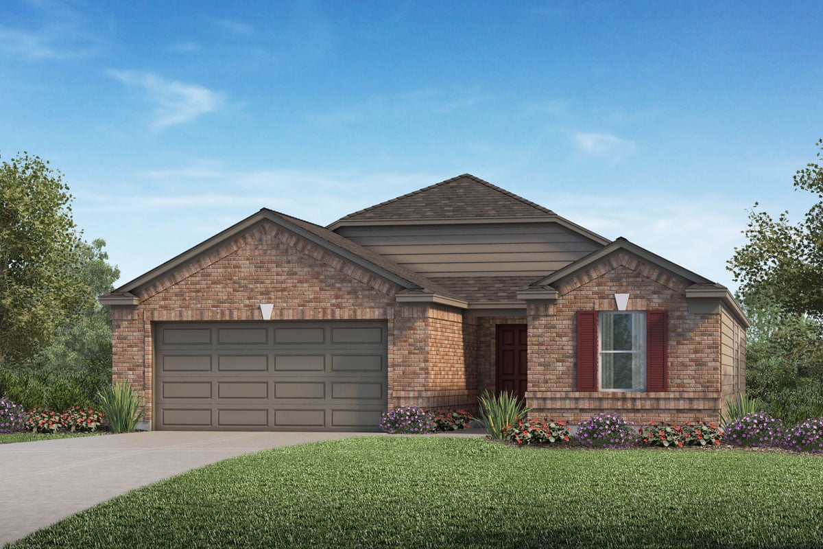 Plan 1836 - New Home Floor Plan in Katy Manor Preserve by KB Home