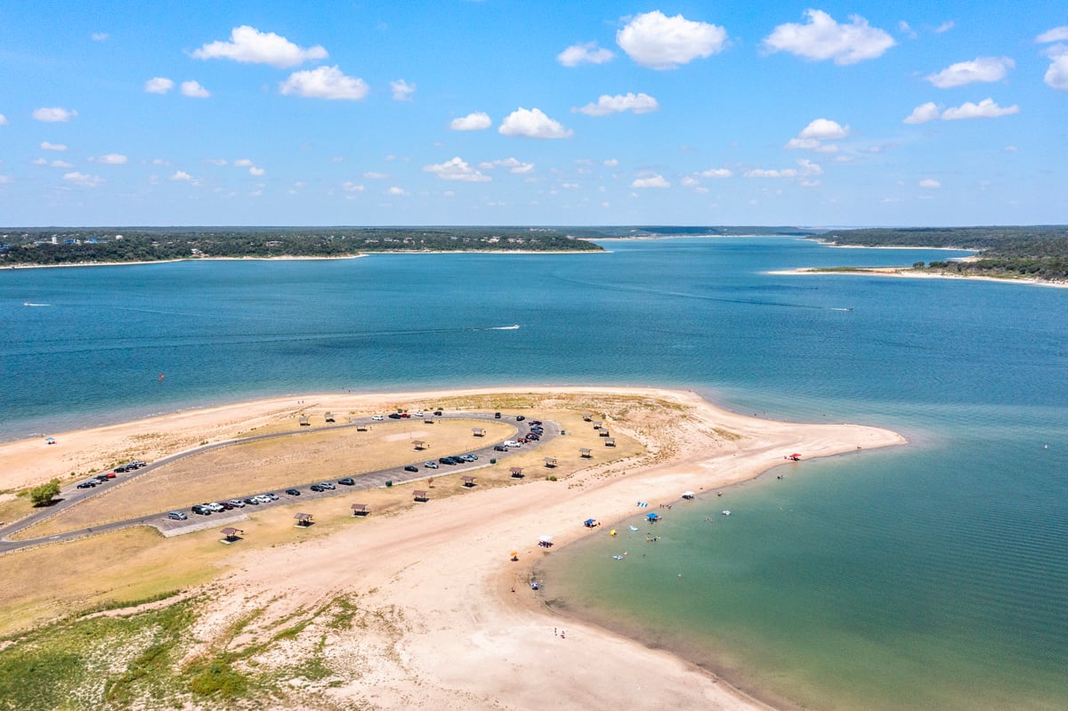 Short drive to Lake Belton